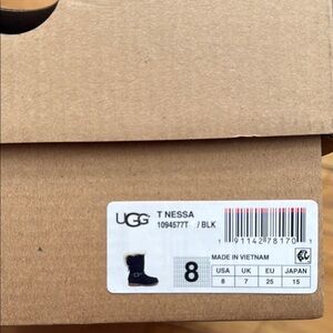 UGG Black T Nessa Boots